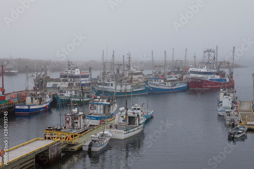 Fishing Fleet Trinity Bay North, Newfoundland, Canada