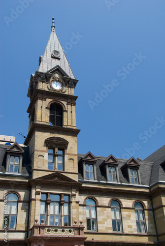 Canada, Nova Scotia, Halifax. Halifax City Hall, Victorian architecture built in 1888.
