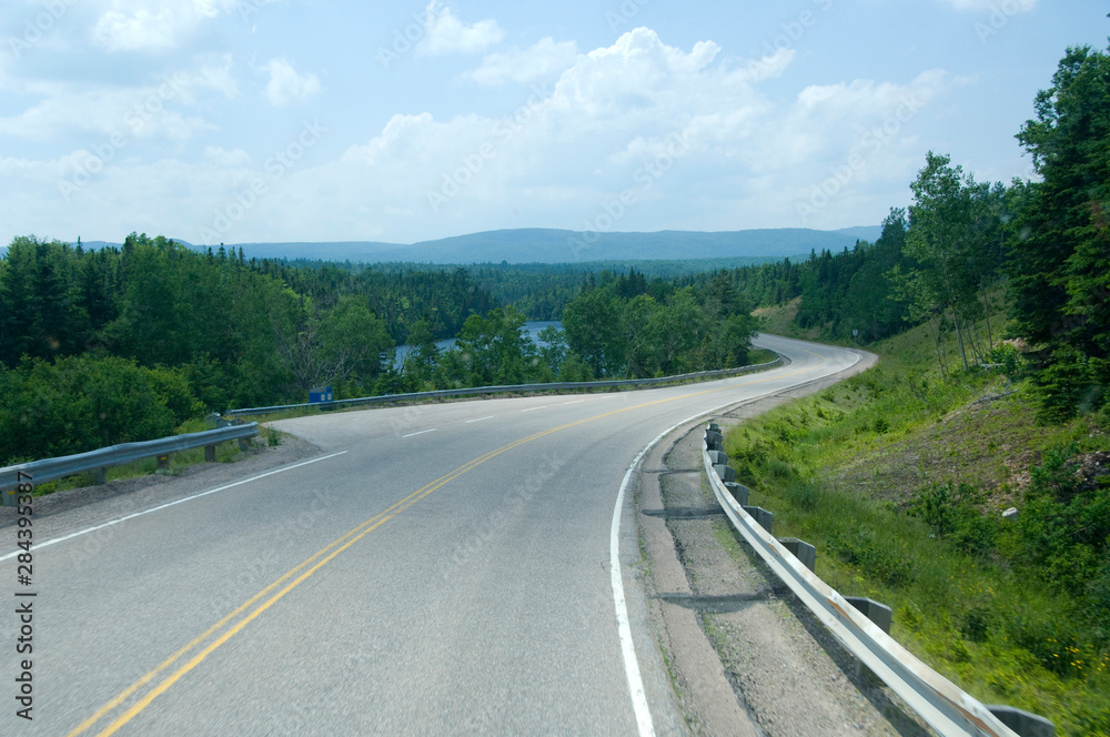 Canada, Nova Scotia, Cape Breton Island, Cabot Trail. Cape Breton Highlands National Park.