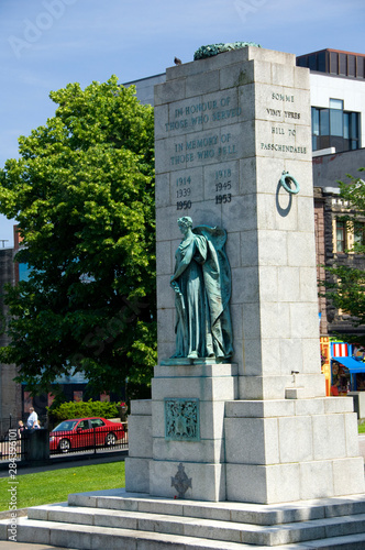 Canada, Nova Scotia, Halifax. War memorial.