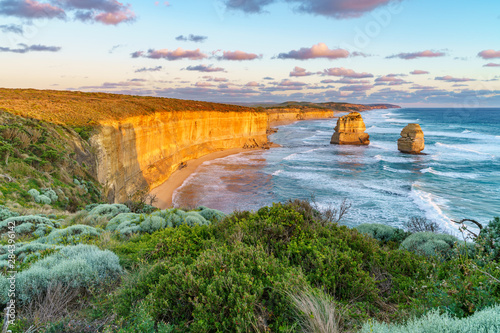 sunset at gibson steps, great ocean road at port campbell, australia 38