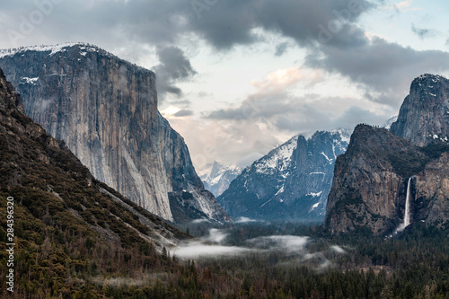 Quadro em tela Tunnel View Yosemite