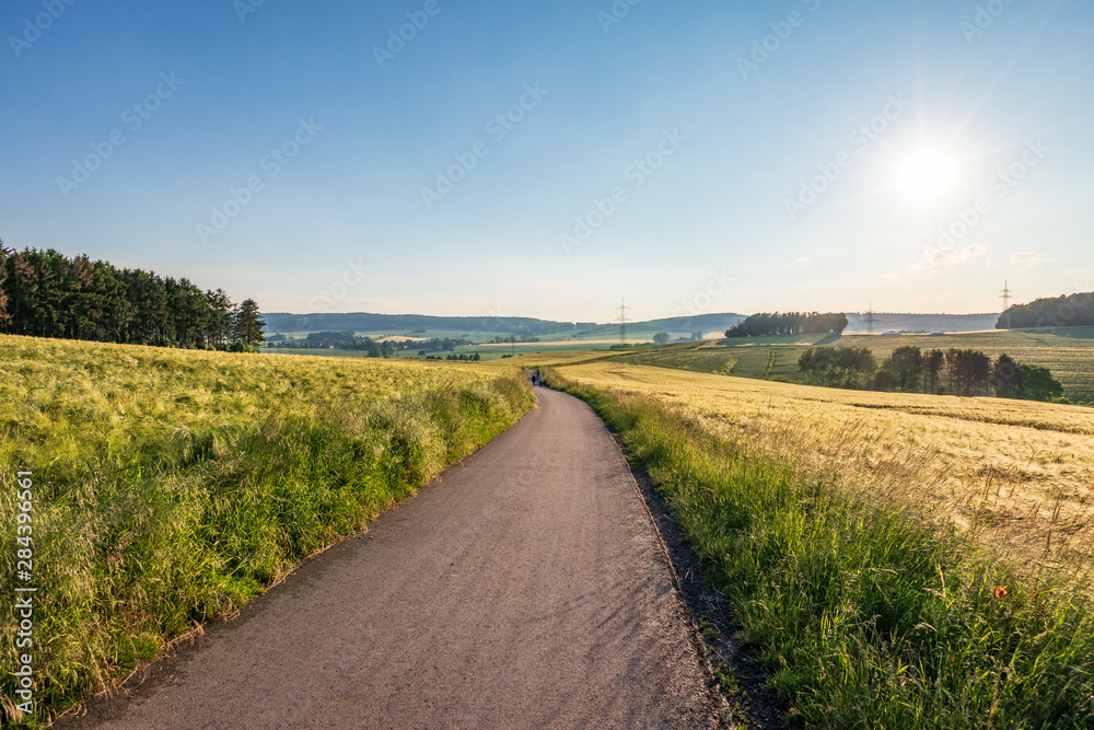 The landscape in Low Saxony, Germany. The landscape in Low Saxony, Germany.