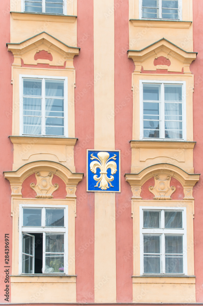 Czech Republic, Bohemia, Prague, Old Town Window. Czech Republic, Bohemia, Prague, Old Town Window.