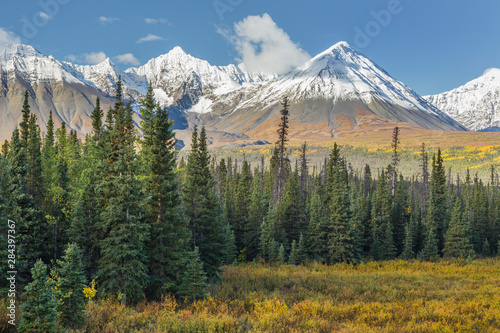 Canada, Yukon Territory, Kluane National Park. Landscape with St. Elias Range. Credit as: Don Paulson / Jaynes Gallery / DanitaDelimont.com photo