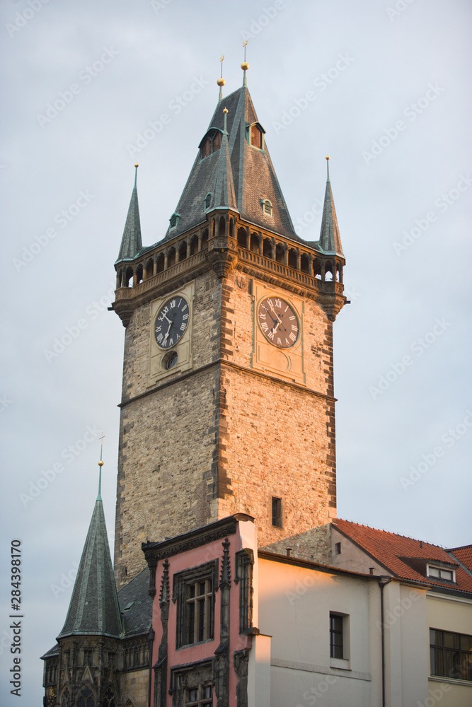 CZECH REPUBLIC, Prague. Old Town Hall Tower. 