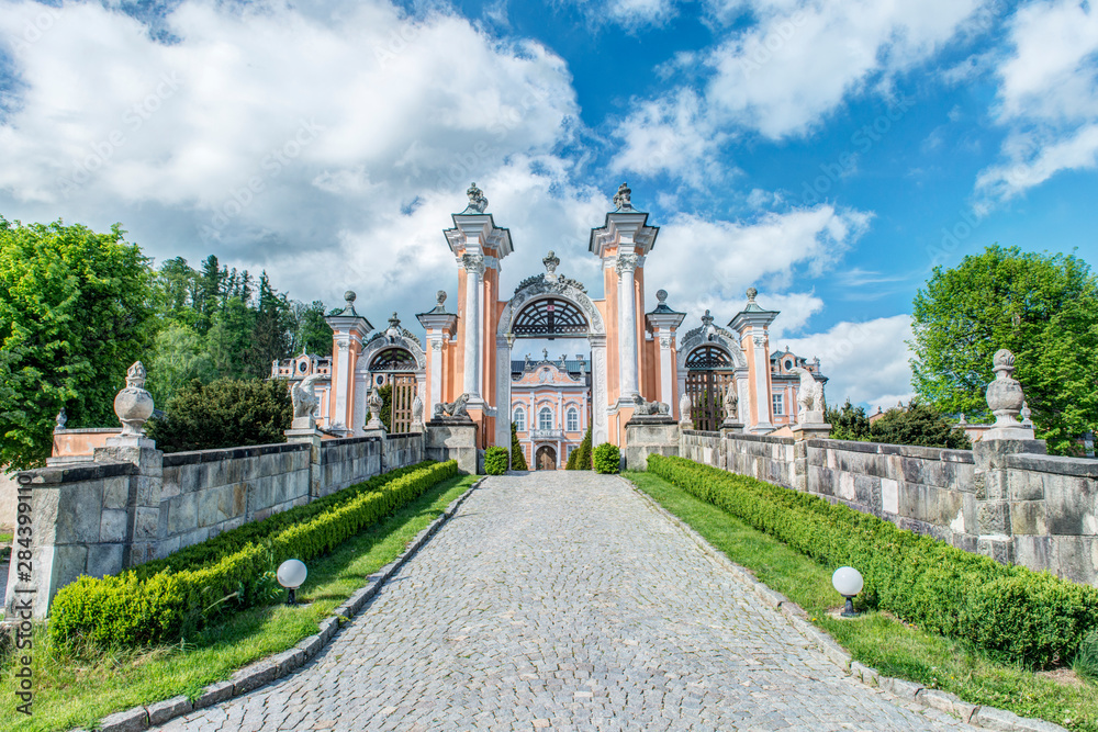 Czech Republic, Bohemia, Nove Hrady Chateau. Czech Republic, Bohemia, Nove Hrady Chateau.