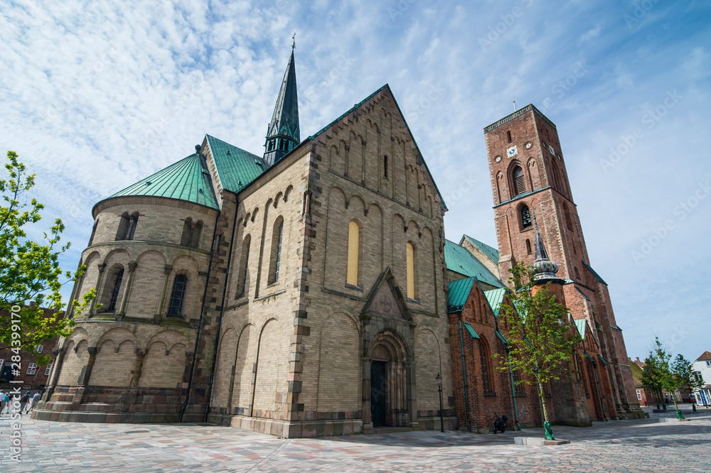 Our Lady Maria Cathedral, Ribe, Denmark's oldest surviving city, Jutland, Denmark