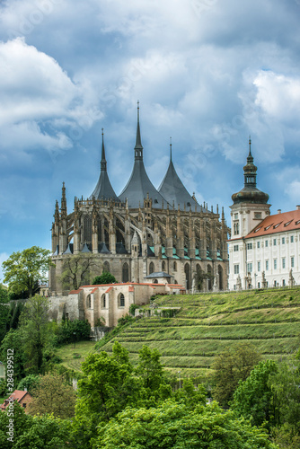 Czech Republic, Bohemia, Kutna Hora, St. Barbara's Church.