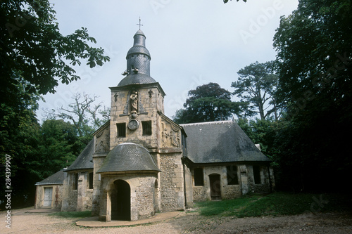 France, Honfleur. La Chapelle Notre Dame de Grace.