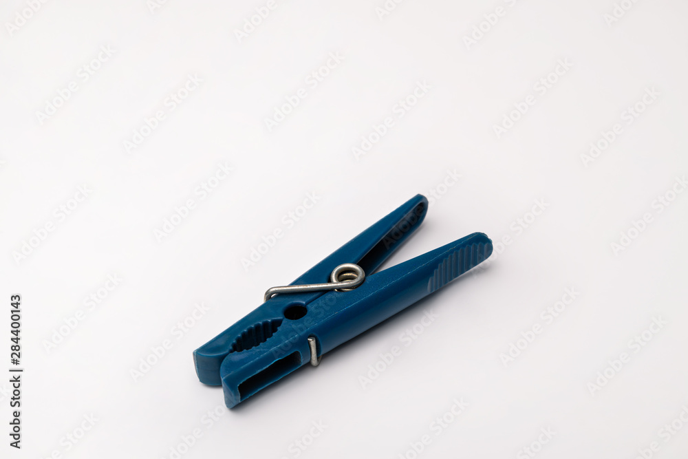 Clamp for attaching clothes to a rope hung on it Clamp for attaching clothes to a rope hung on it
