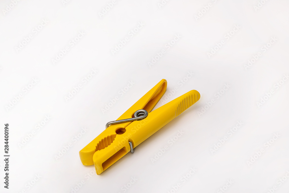 Clamp for attaching clothes to a rope hung on it Clamp for attaching clothes to a rope hung on it