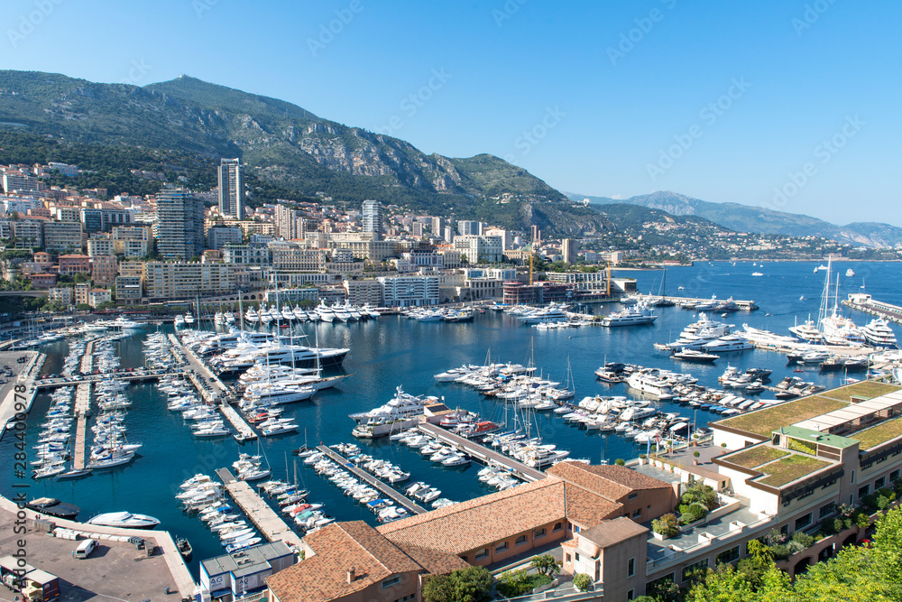 Marina, Port Hercule, Monaco, Cote d'Azur, Europe