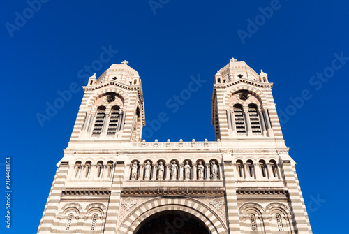 Cathedral of Marseille, Notre-Dame de la Major, Marseille, Bouches-de-Rhone, Provence-Alpes-Cote-d'Azur, France. © Nico Tondini/Danita Delimont