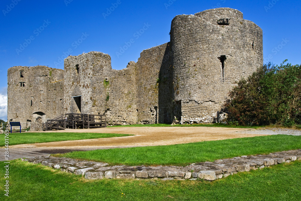 Ireland, Roscommon Castle. View of Anglo-Norman castle built in 1200's. 