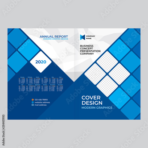 Cover design for product presentation, creative layout of booklet cover, catalog, flyer, trendy design for printed products