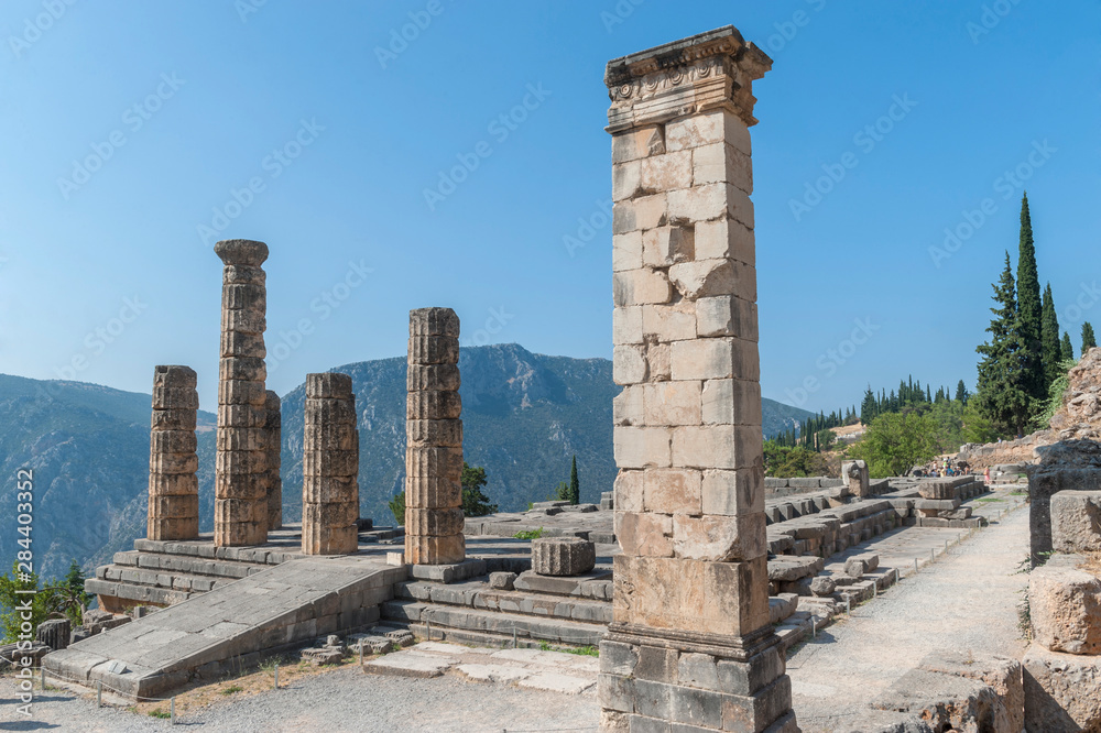 Temple of Apollo, Delphi, Greece, Europe