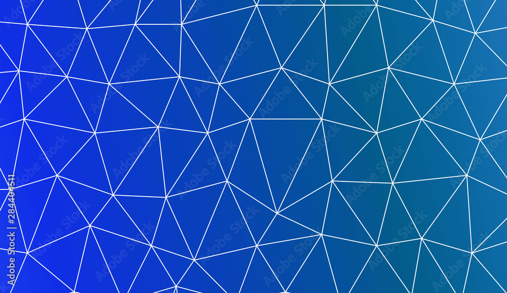 Low poly layout. For your wallpaper, advert, banner, poster. Vector illustration. Creative gradient color