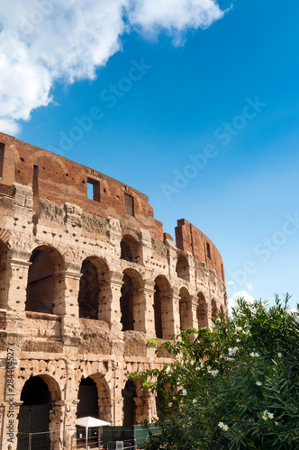 Colosseum or Flavian Amphitheatre, Rome, Unesco World Heritage Site, Latium, Italy, Europe