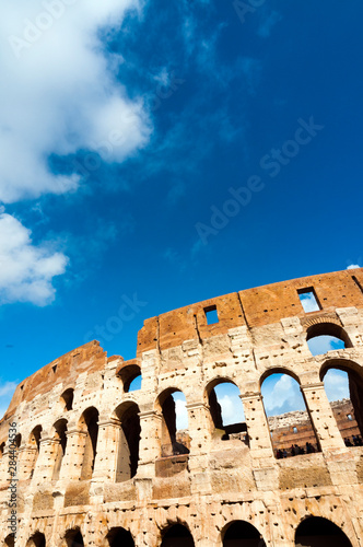 Colosseum or Flavian Amphitheatre, Rome, Unesco World Heritage Site, Latium, Italy, Europe