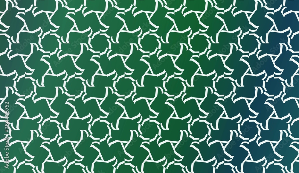 Obraz premium Template With Geometric Pattern. Vector Illustration. Triangles Style. Colorful Gradient Background