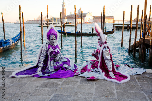 Carnival Costume, San Marco Piazza, Venice, Italy