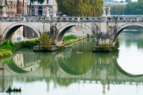 Ponte Sant Angelo, Unesco World Heritage Site, Rome, Latium, Italy, Europe