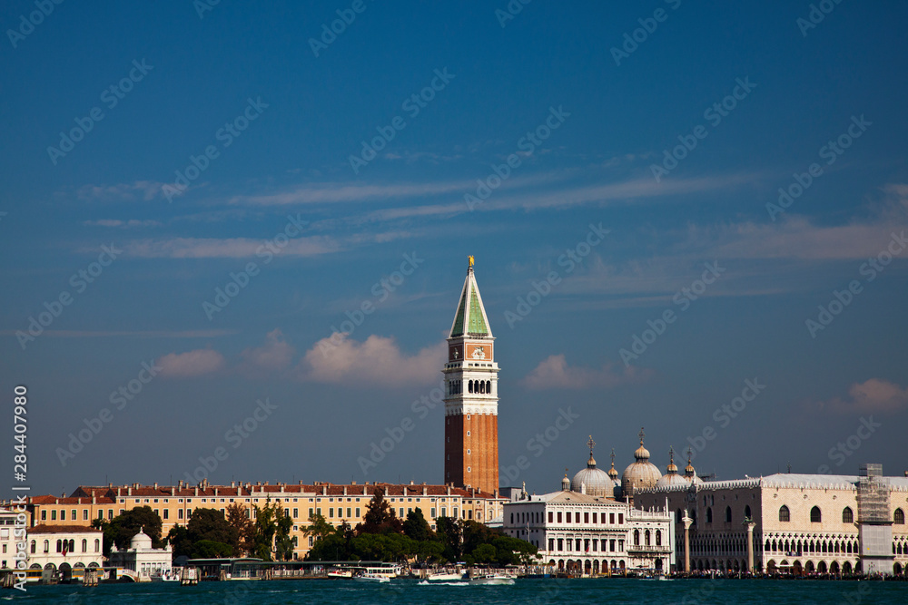 San Marco and the Bell Tower from the Grand Canal.