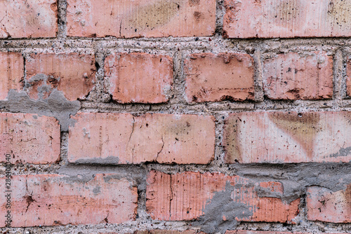 Old brick wall. Old brick texture