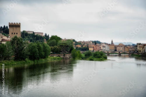 Florence, Italy bridge across river © Sheila Haddad/Danita Delimont