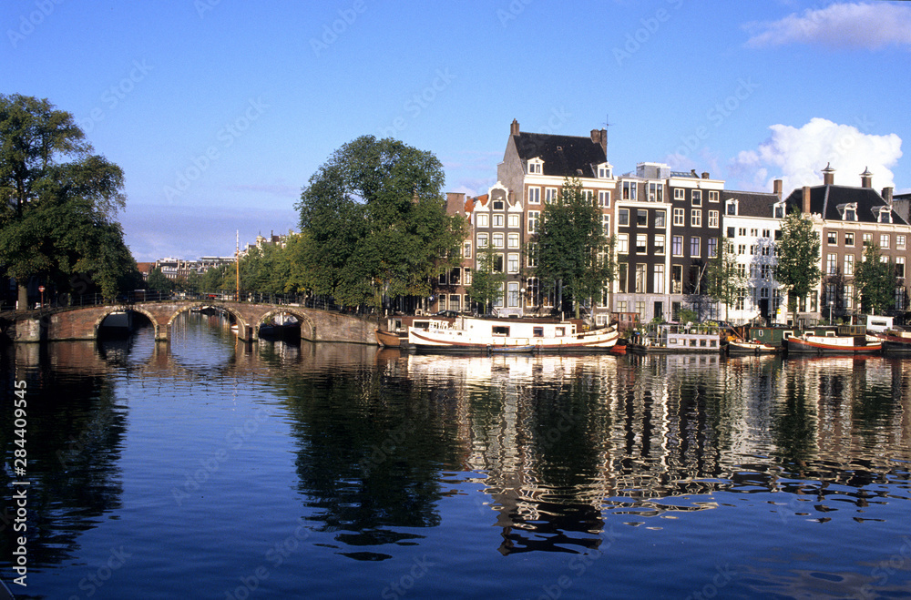 Amstel Canal, Amsterdam, Holland