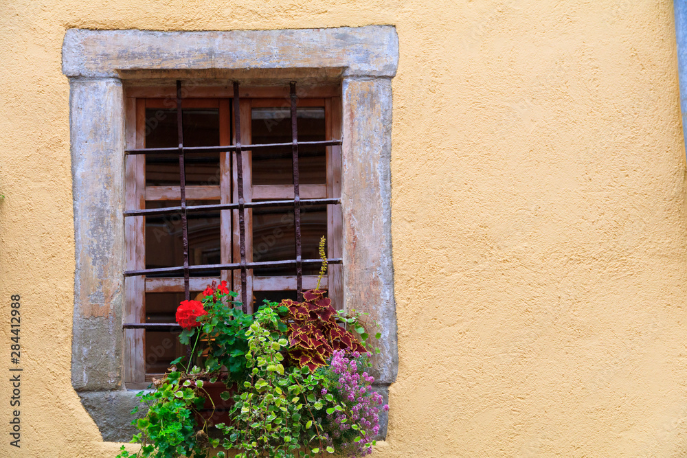 Romania. Brasov. Window.