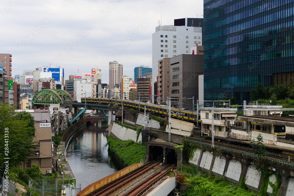 Fototapeta premium view of city