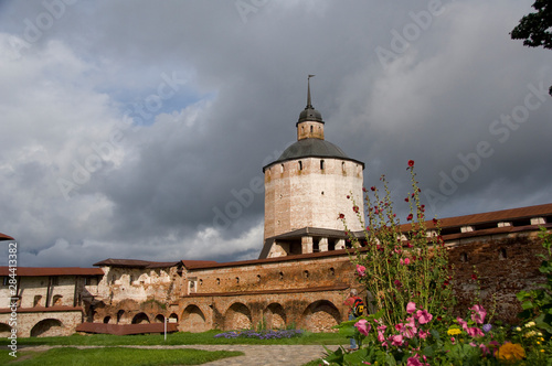 Russia, Volga-Baltic Waterway, Goritzy. Kirillo-Belozersky Monastery, founded in 1397 by St. Cyril. photo