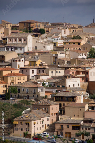 Spain, Castilla-La Mancha,Toledo. Overviews of historic city.