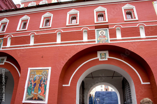 Russia, Moscow, Red Square. Voskresenskie Gate (aka Resurrection Gate)