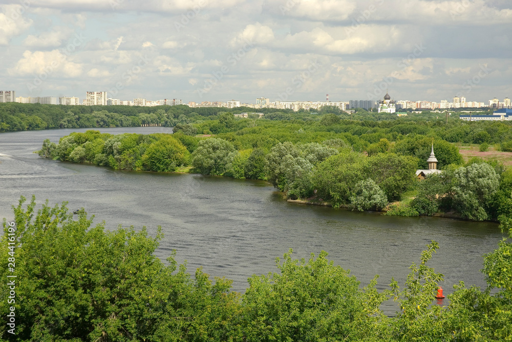 Russia. Moscow. Kolomenskoe Museum_Reserve. Moscow River.