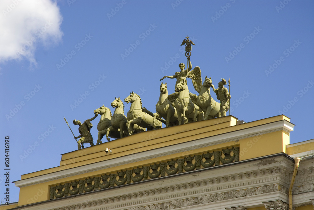 Obraz premium Russia. St. Petersburg. General Staff Building.