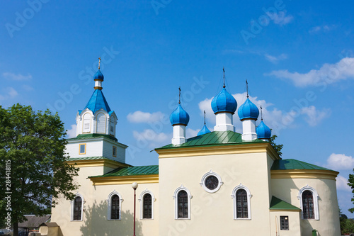 Orthodox church in Mir, Belarus. photo