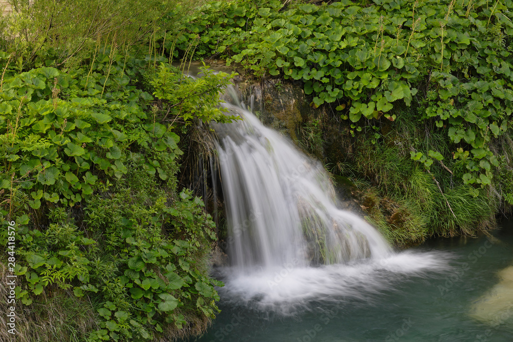 Waterfall, Plitvice Lakes National Park and UNESCO World Heritage cite, Croatia Waterfall, Plitvice Lakes National Park and UNESCO World Heritage cite, Croatia