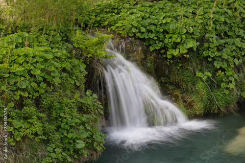 Waterfall  Plitvice Lakes National Park and UNESCO World Heritage cite  Croatia