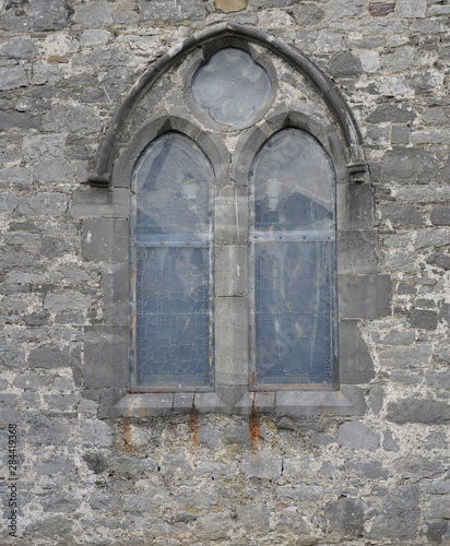 Old Medieval Window with Brick and Glass © Laurel Jeninga