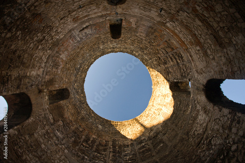 Dioceltian's Palace built as a grand retirement center by the Roman Emperoro Diocletian. Modified by refugees in 614, Split, Dalmation Coast, Adriatic Sea, Croatia, Eastern Europe photo