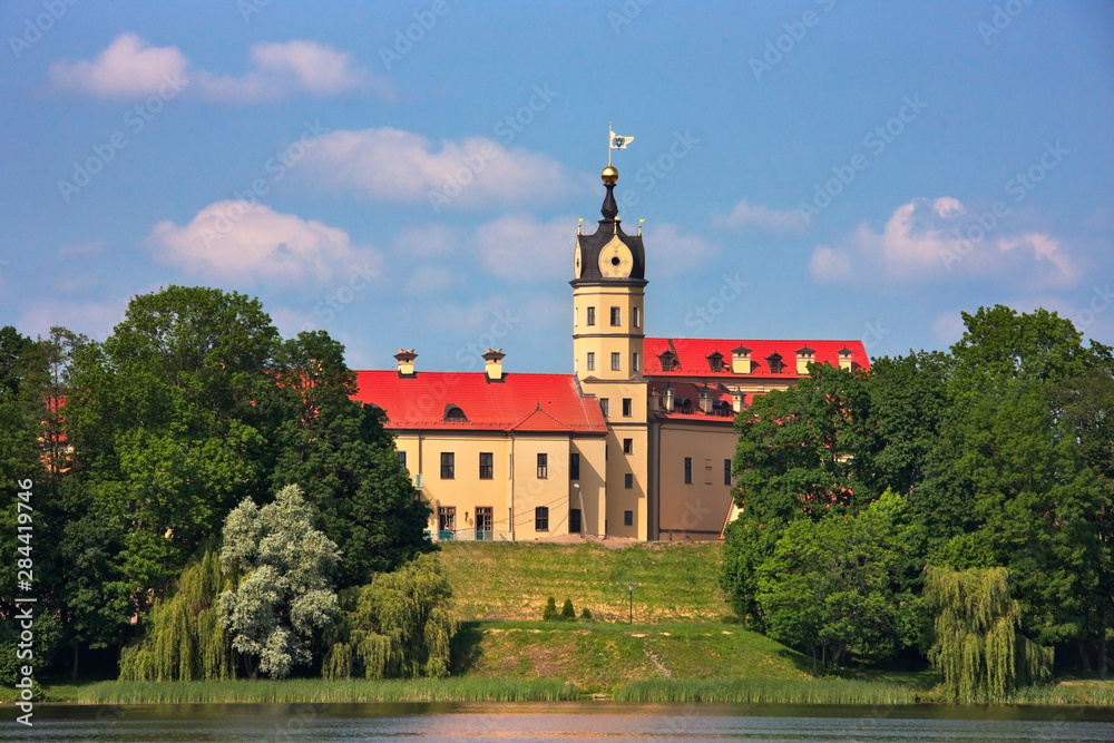 Nesvizh Castle (a residential castle of the Radziwill family, UNESCO World Heritage Site). Minsk Province, Belarus.