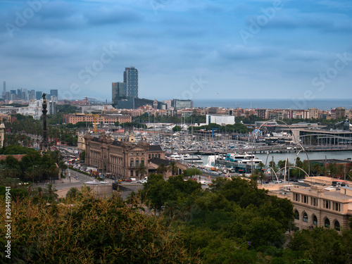 Barcelona, Panorama von oben