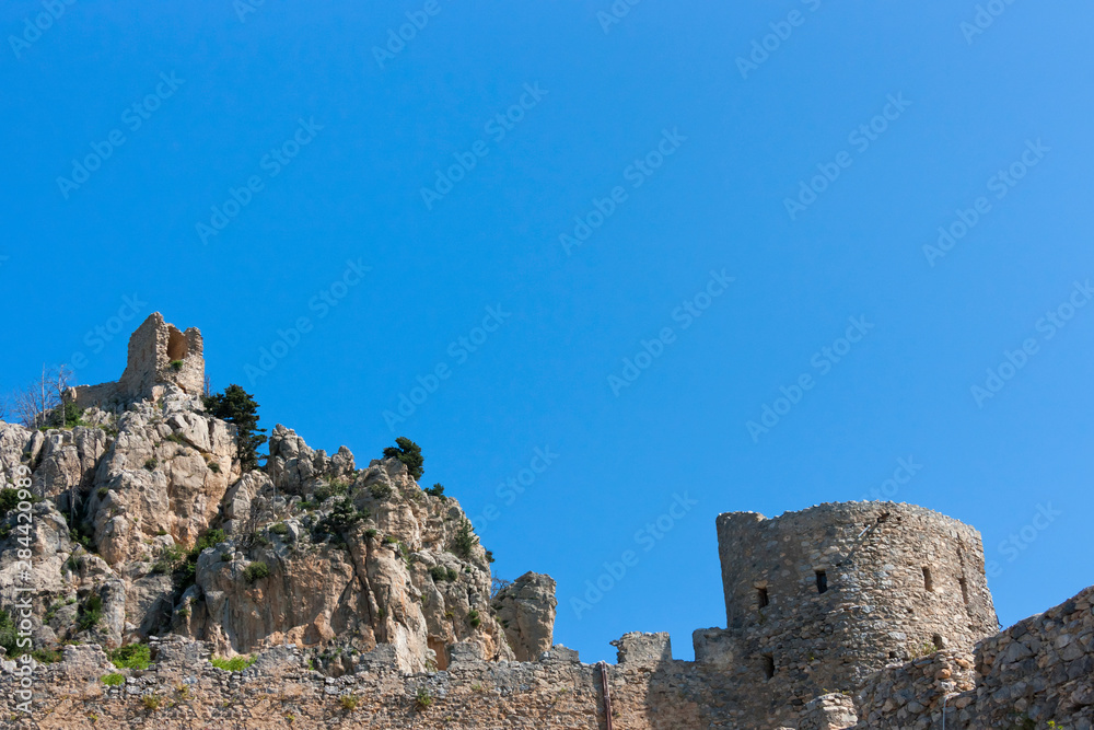 St. Hilarion Castle in Kyrenia district, Turkish Republic of Northern Cyprus