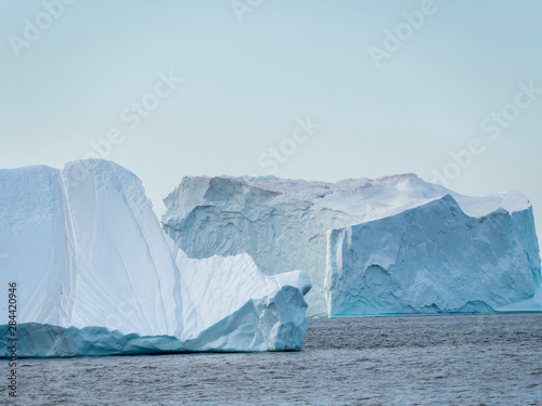 Iceberg in the Disko Bay (Qeqertarsuup Tunua) near Ilulissat. Greenland, Denmark photo
