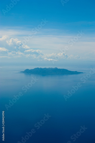 Aerial of the Savo Island, Solomon Islands, Pacific