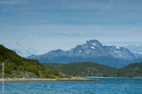 Argentina. Tierra del Fuego. Tierra del Fuego National Park. The coastal trail