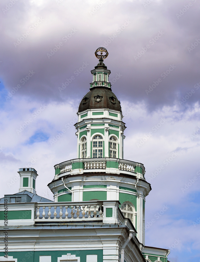 Fototapeta premium Nineteenth century building with outbuilding